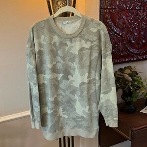 Camo print sweatshirt